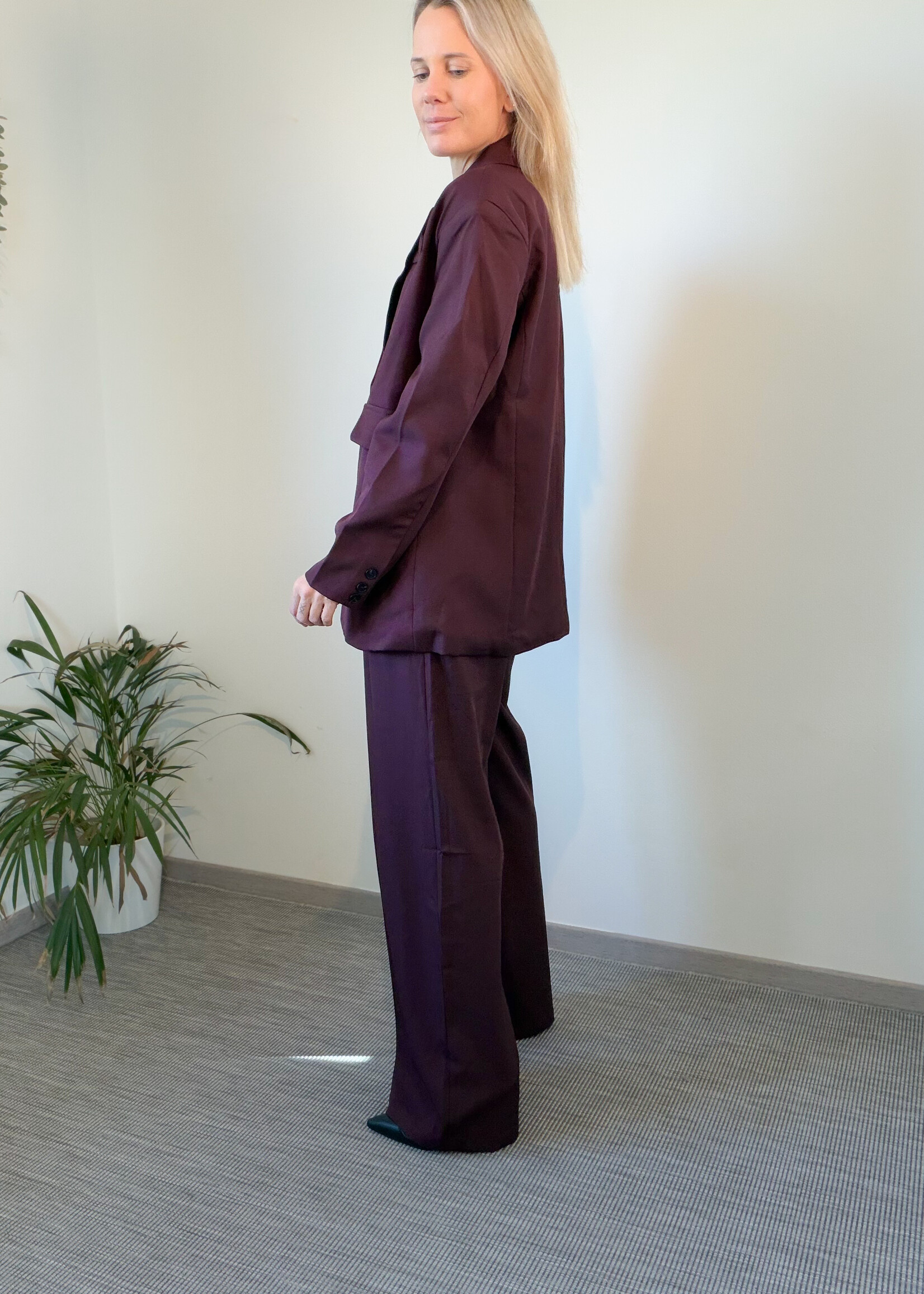 AUBERGINE MARA blazer