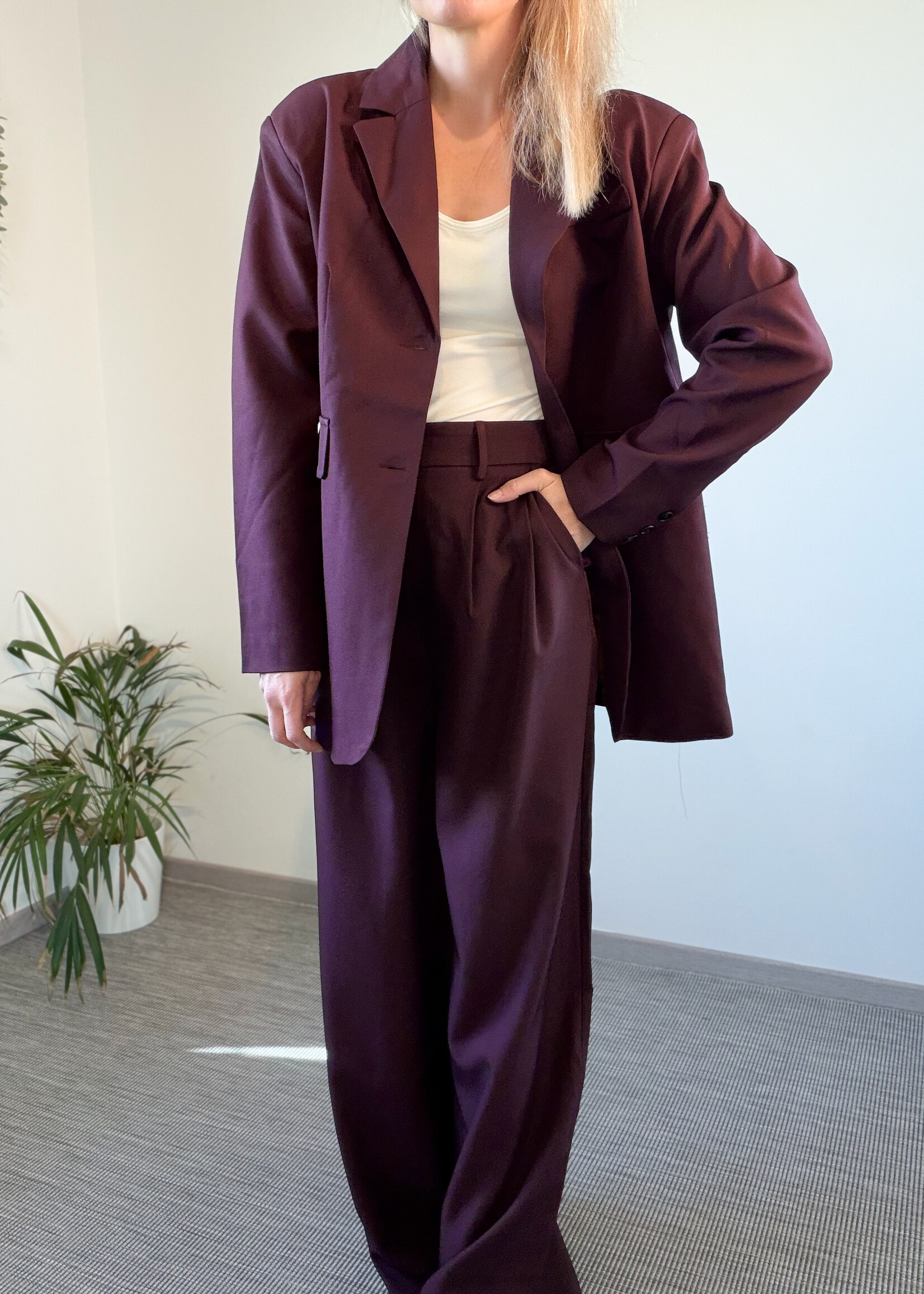 AUBERGINE MARA PANTS