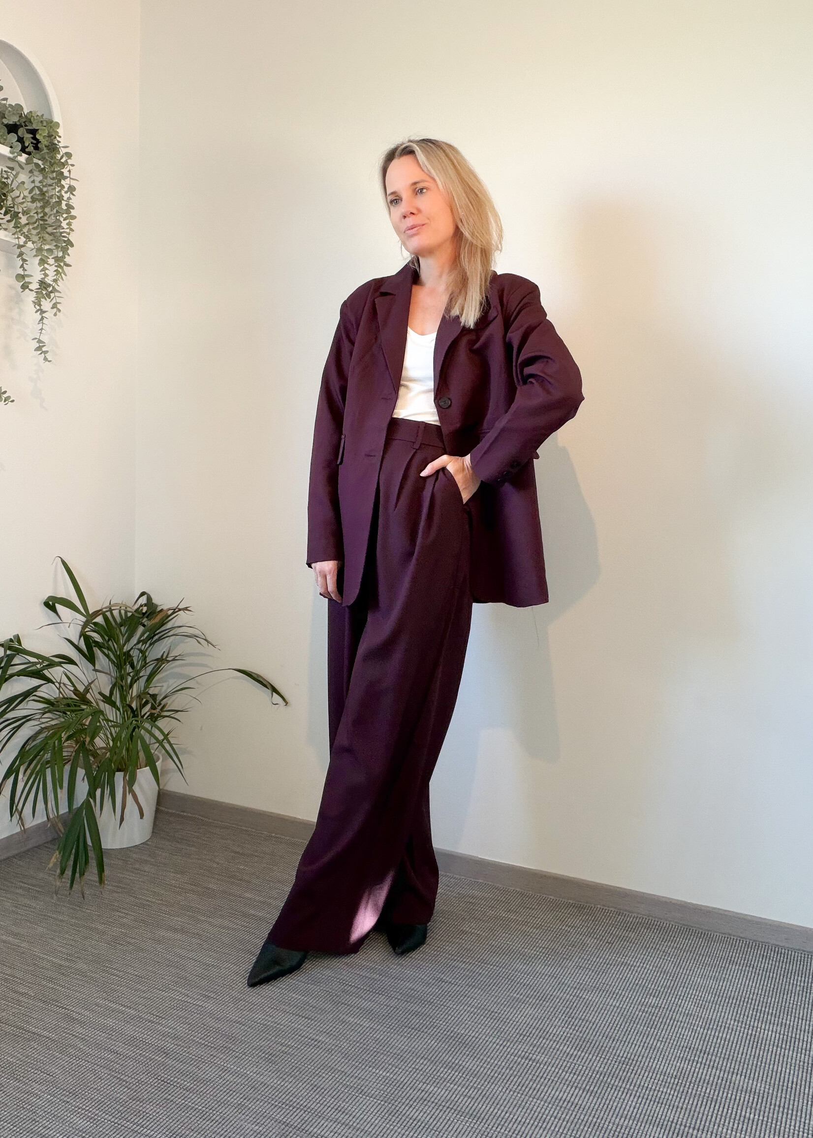 AUBERGINE MARA PANTS