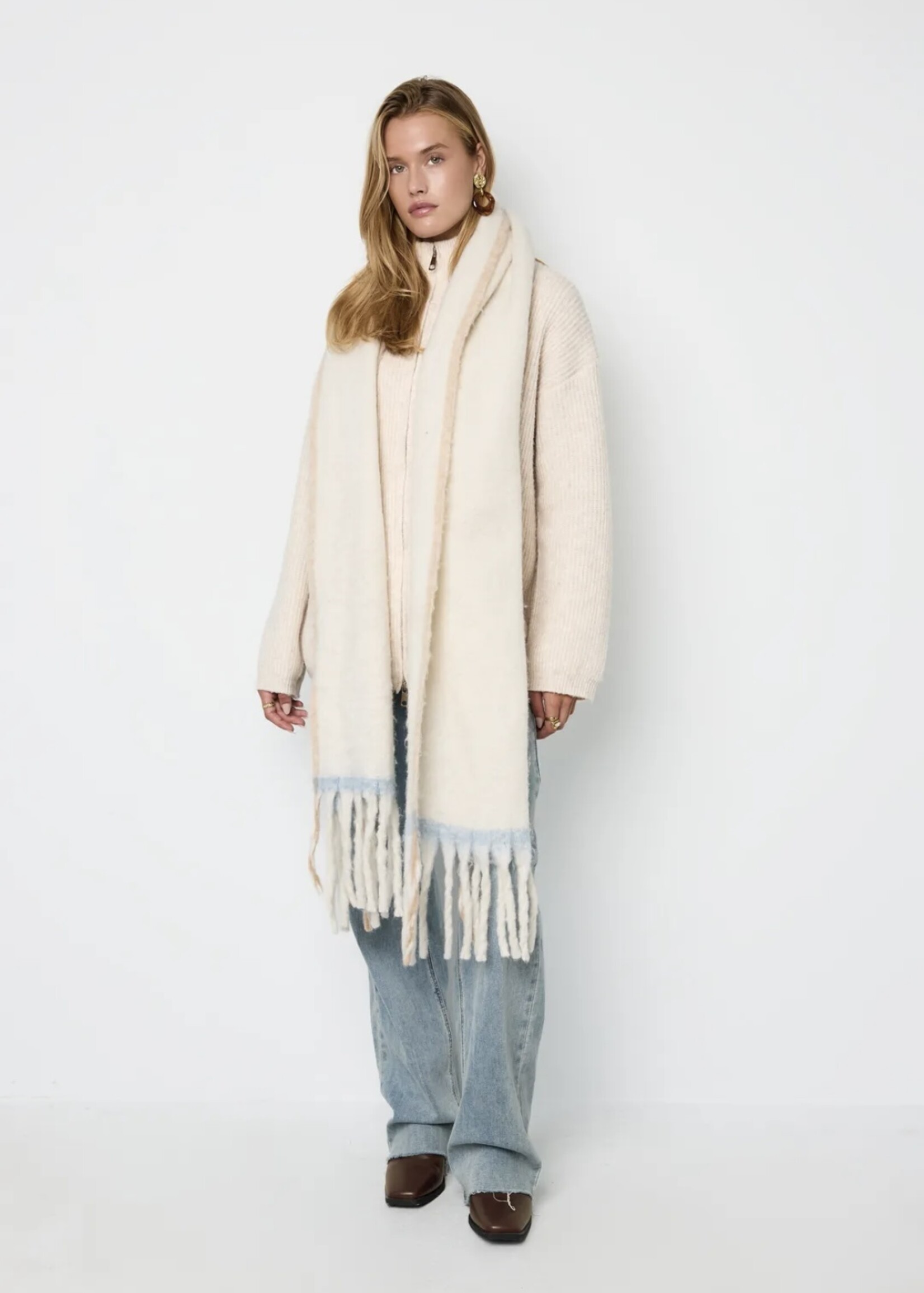 TWO TONED SCARF