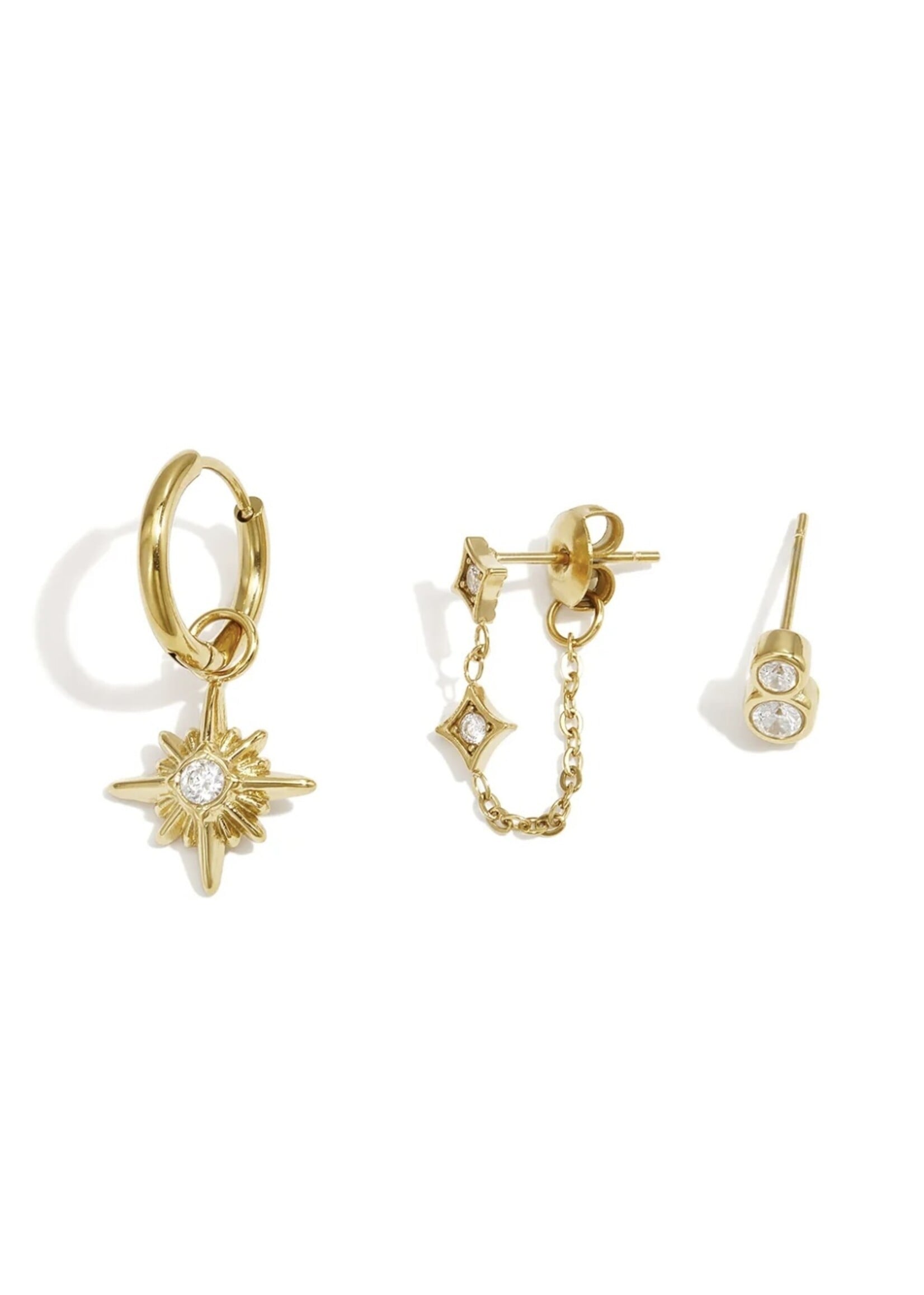 3 PIECE EARRINGS