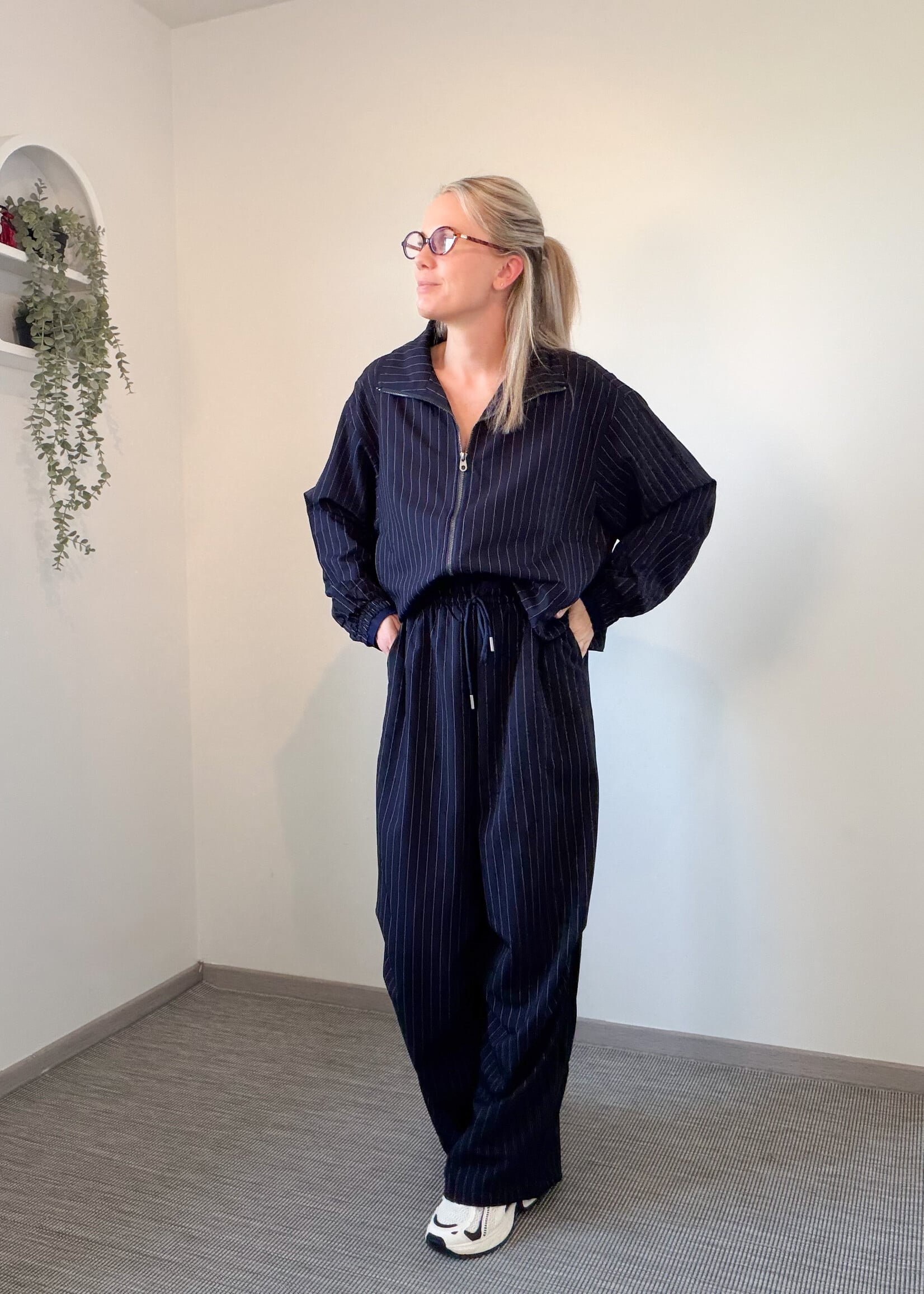 MARINE STRIPE BLOUSE JACKET