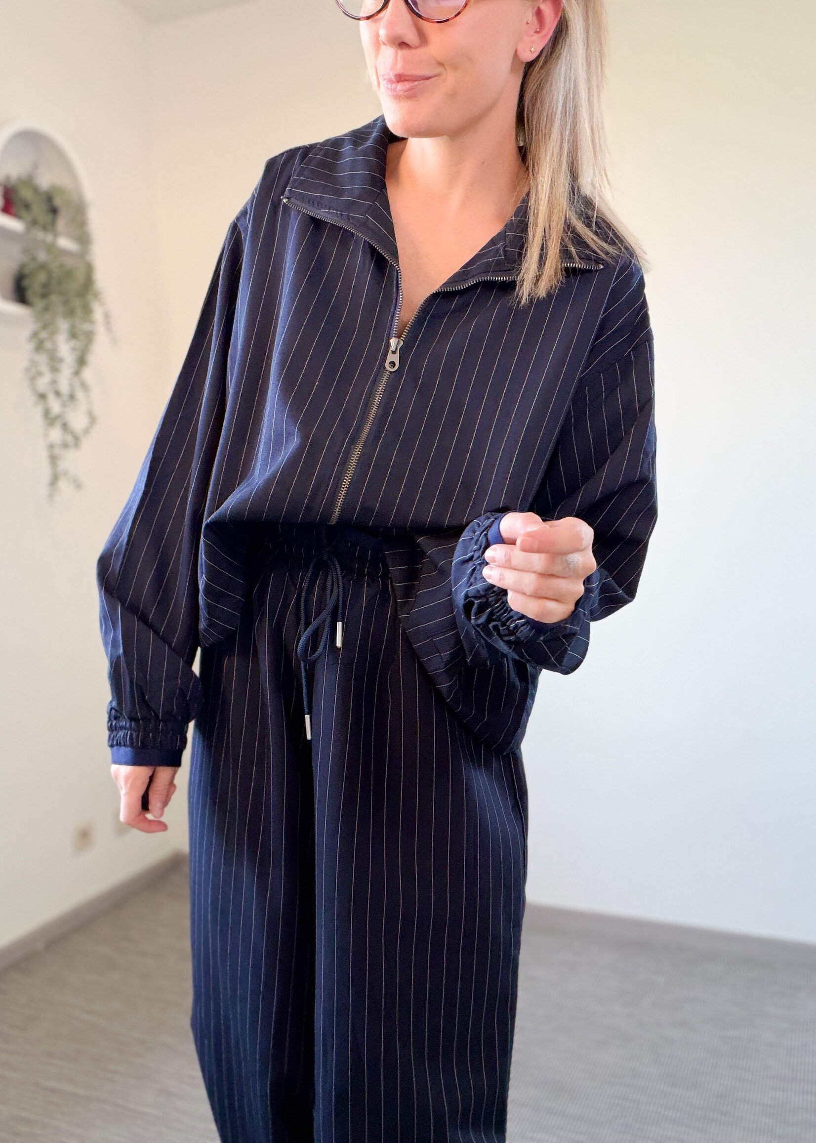MARINE STRIPE BLOUSE JACKET