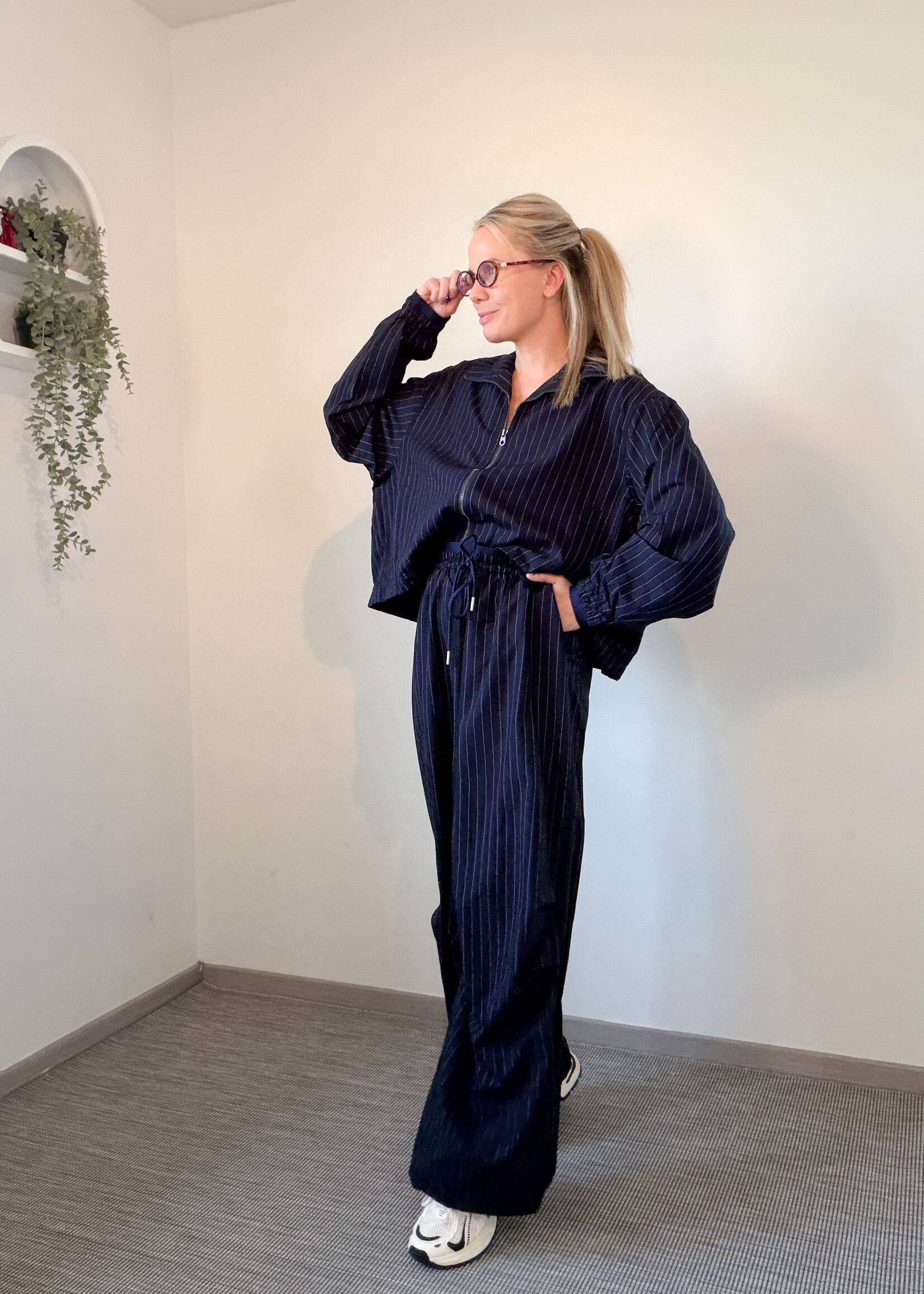 MARINE STRIPE BLOUSE JACKET