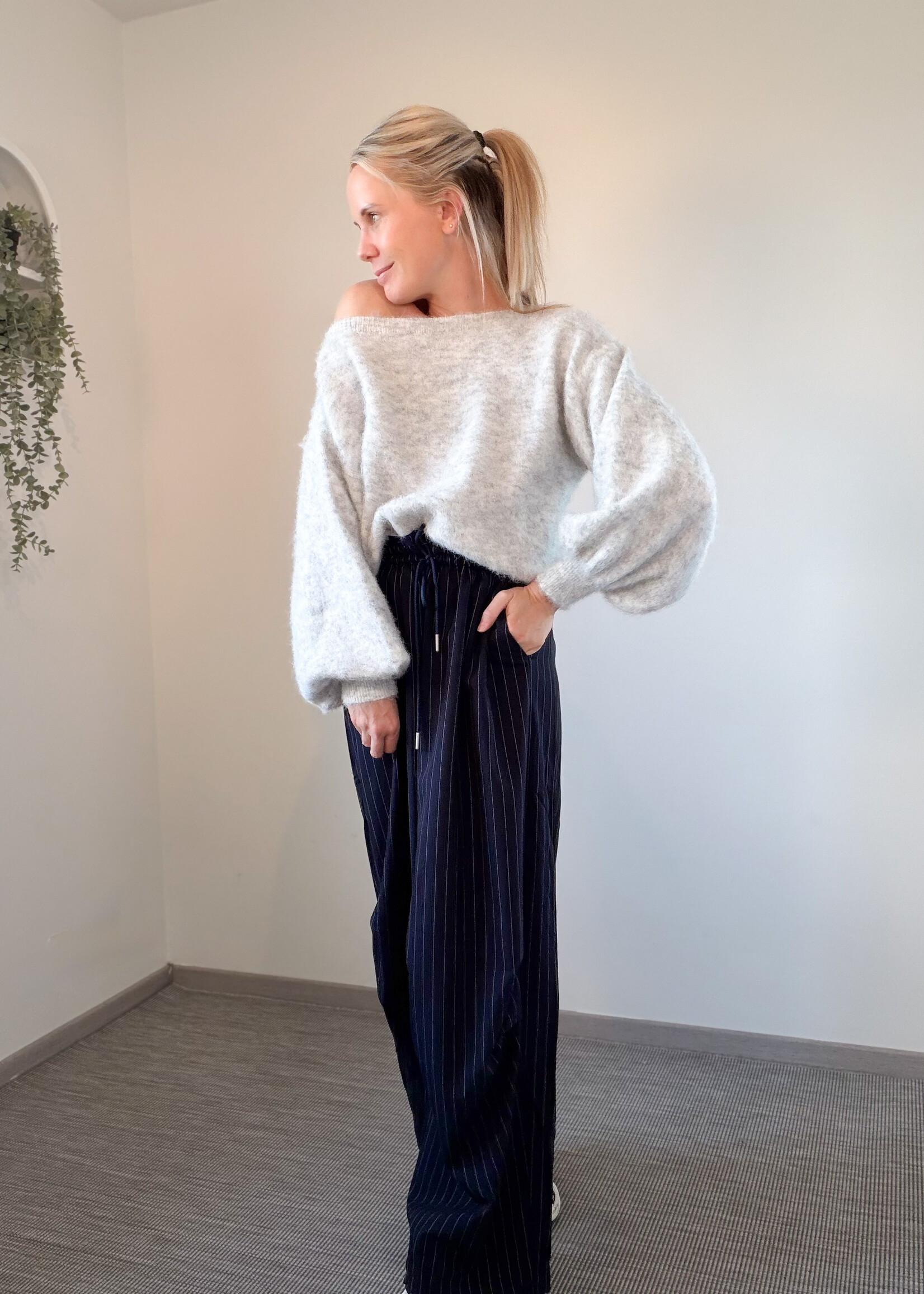 MARINE STRIPE PANTS
