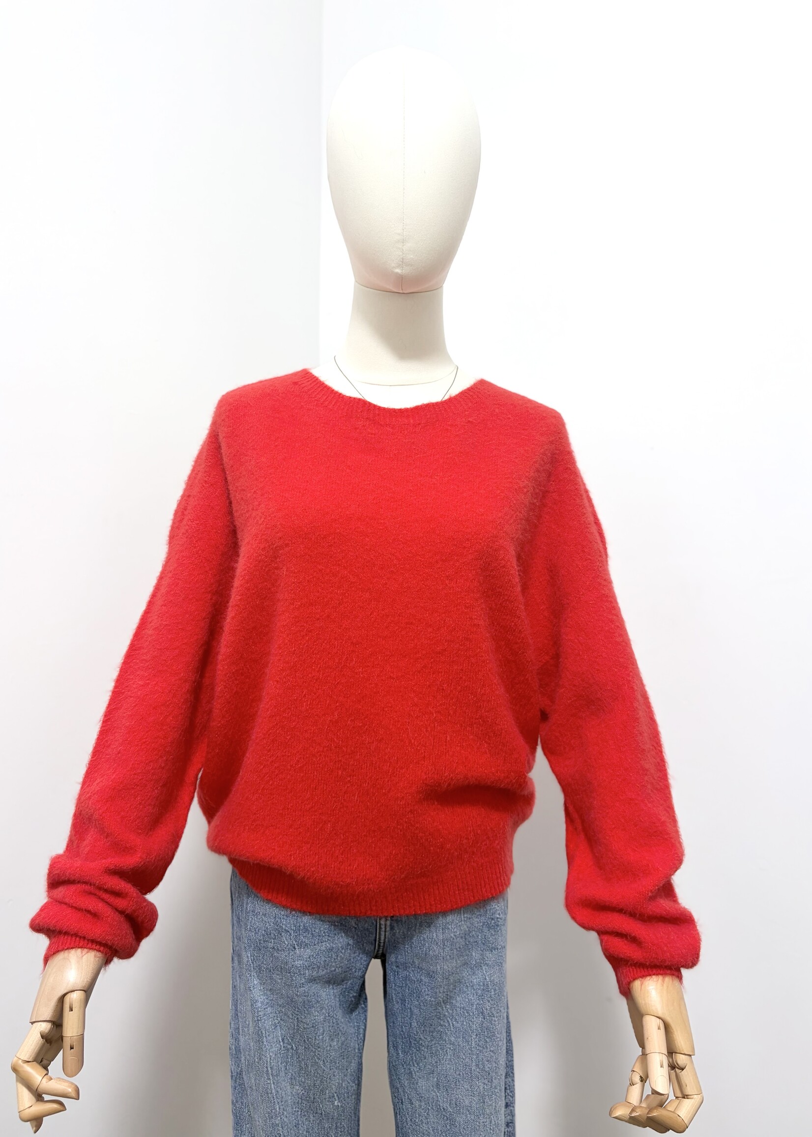 GWEN RED KNIT
