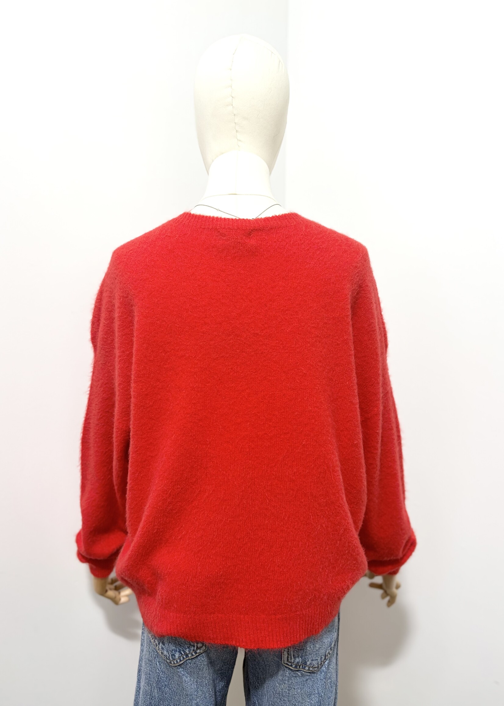 GWEN RED KNIT
