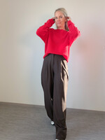 GWEN RED KNIT