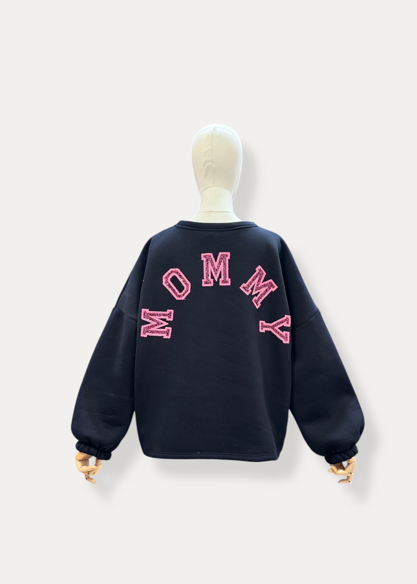 MOMMY SEQUIN PULL MARINE One size