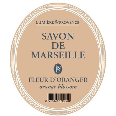 Savon de Marseille fleur d'oranger