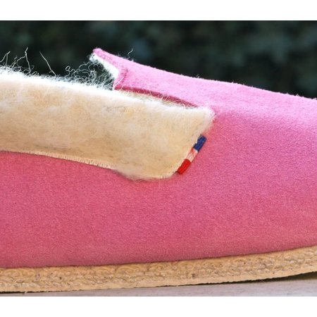 Roze Charentaise pantoffels