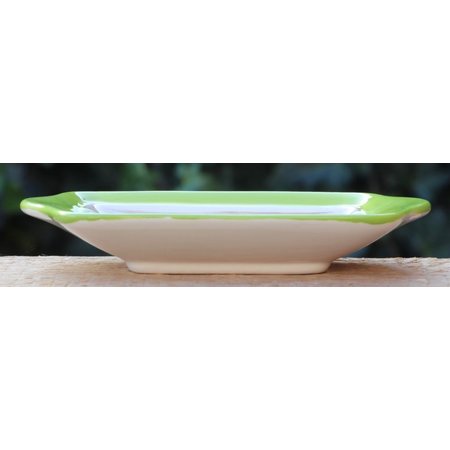 Plat bakje met olijvendecor