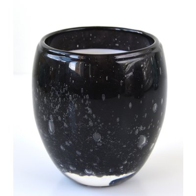 Geurkaars Perle  zwart L