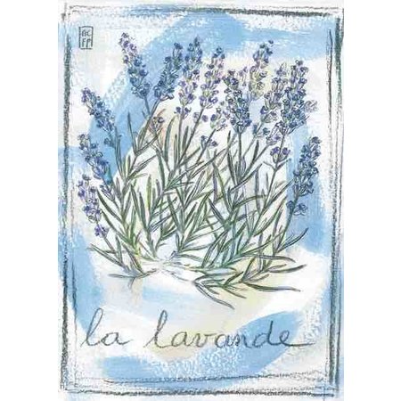 Aquarel van lavendel uit de Provence