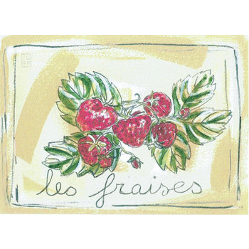 Lumière de Provence Print aardbeien