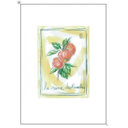 Aquarel van appels