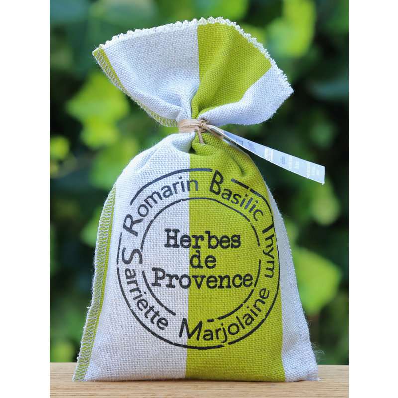 Stoffen zakjes met herbes de Provence Het Franse Warenhuis