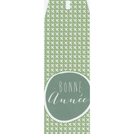 Franstalige cadeaulabel nieuwjaar