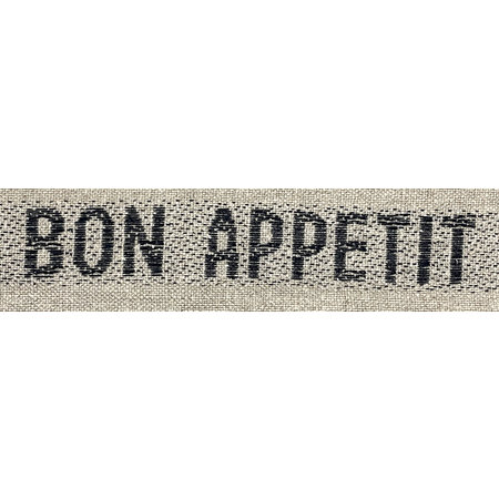 Placemat Bon Appetit  rood