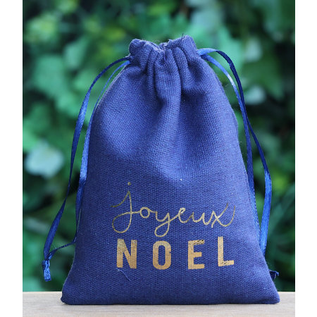 Lavendelzakje kerst  gouden tekst