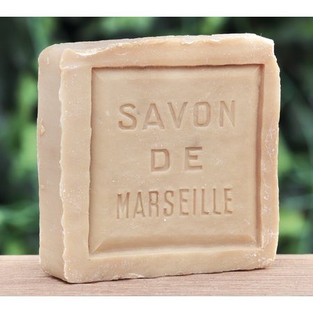 Plak Savon de Marseille met antiek stempel