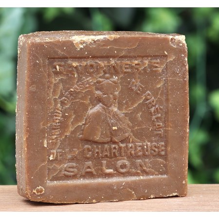 Plak Savon de Marseille met antiek stempel