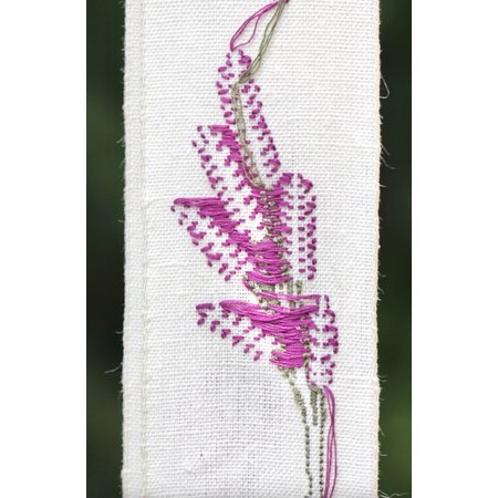 Lint lavendel kleur ecru