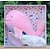 Roze knuffel walvis