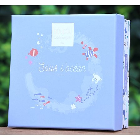 Blauwe knuffel walvis