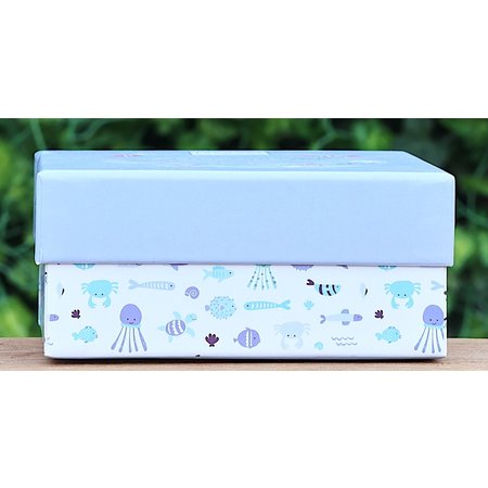 Blauwe knuffel walvis