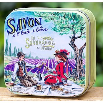 Savonnerie de Nyons Blikje zeep picknick