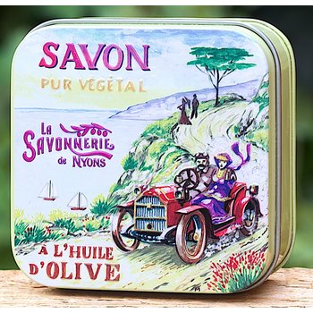 Savonnerie de Nyons Blikje zeep oldtimer