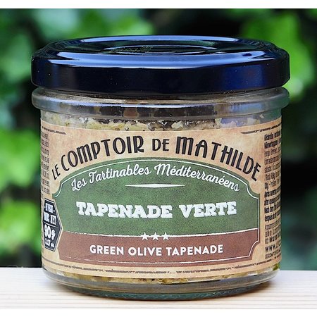 Tapenade van groene olijven