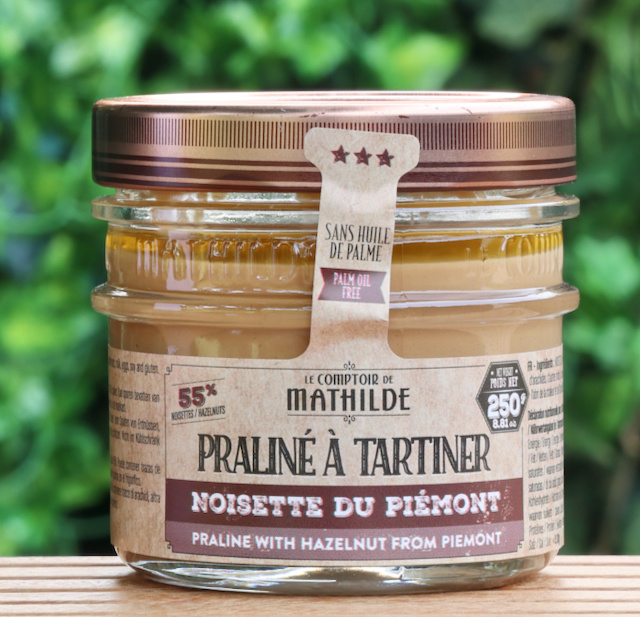 Praliné à tartiner noisette du Piémont - le Comptoir de Mathilde