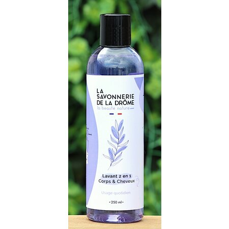 Shampoo en douchegel in de geur lavendel