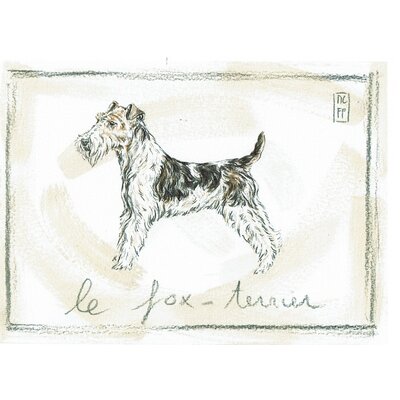 Print fox terrier