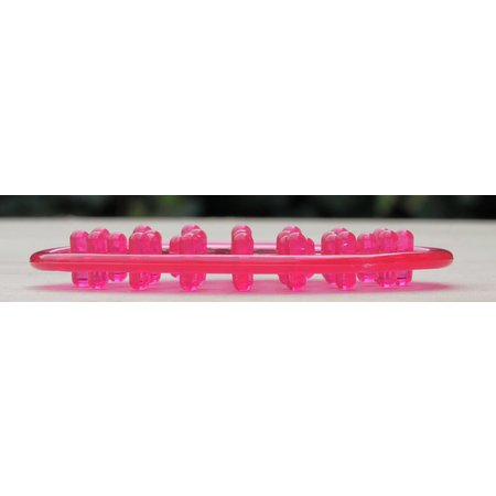 Zeepbakje pvc fuchsia