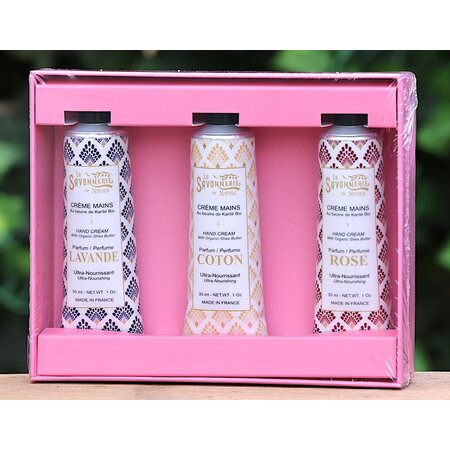 Giftbox 3 tubes handcreme