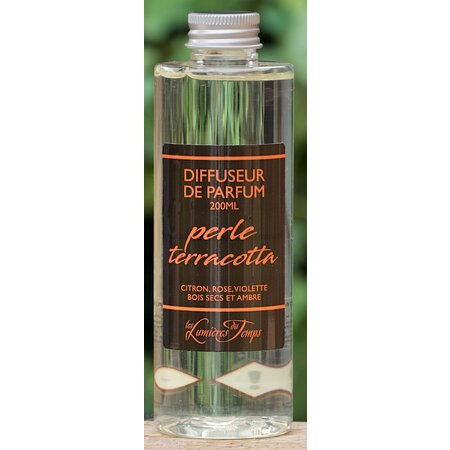 Navulling geurstokjes Perle terracotta
