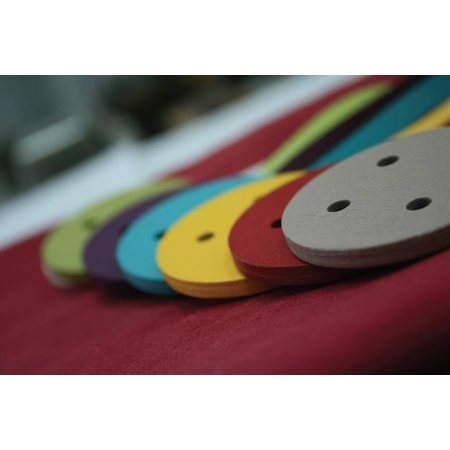 Embrasse "bouton" geel