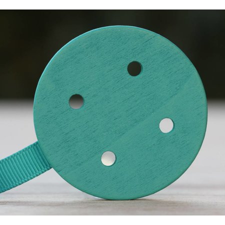 Embrasse "bouton" turquoise