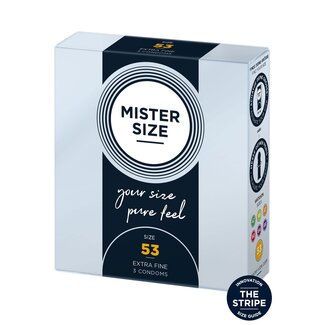Mister Size 53mm Condoms 3pcs