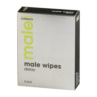 Cobeco Male Wipes Delay 6X 25ml
