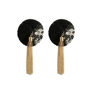 Kinky Diva Sequin Nipple Covers with Chain