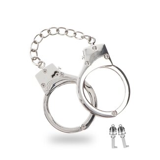 Taboom Bondage Essentials Silver Plated BDSM Handcuffs