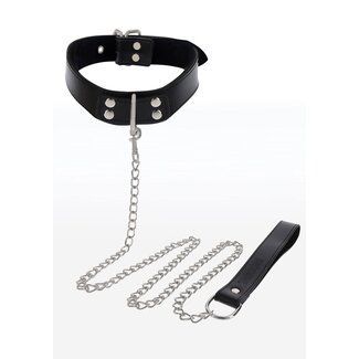 Taboom Bondage Essentials Elegant Collar and Chain Leash