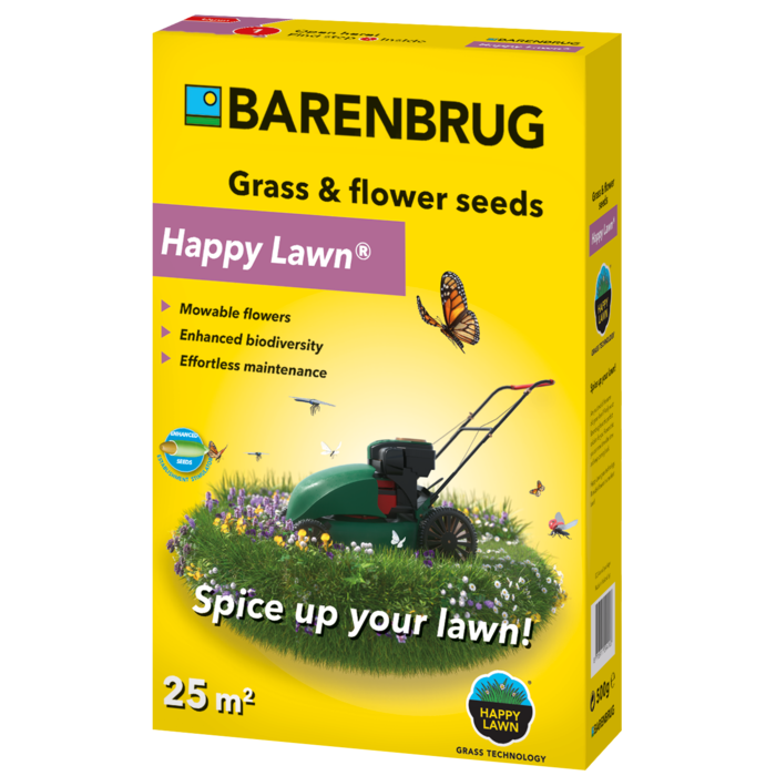 Barenbrug Barenbrug Happy Lawn - Grass & flower seeds