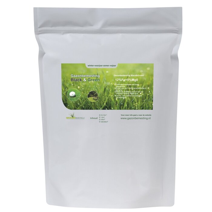 Gazonbemesting Gazonbemesting Black en Green ijzer, indirect tegen mos - tot 50 m²