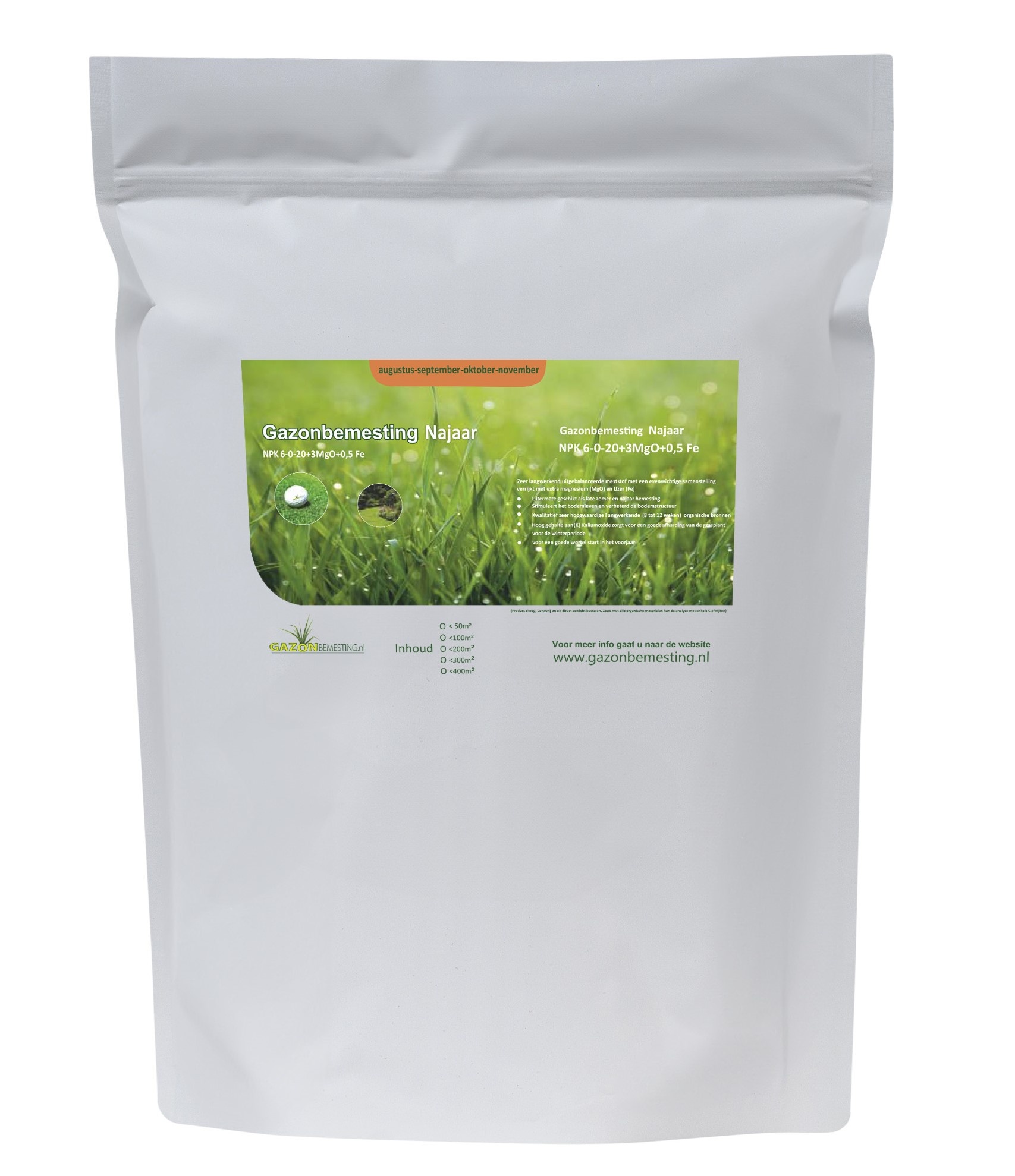 Gazonbemesting Gazonbemesting Najaar - tot  300 m²