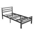 AirSleeperz® metalen bedframe Job Black 90x200 cm - 1 persoons